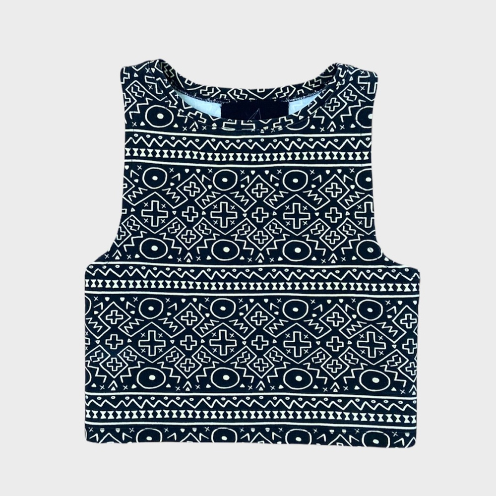 Aztec Crop Top - Picture 1 of 4